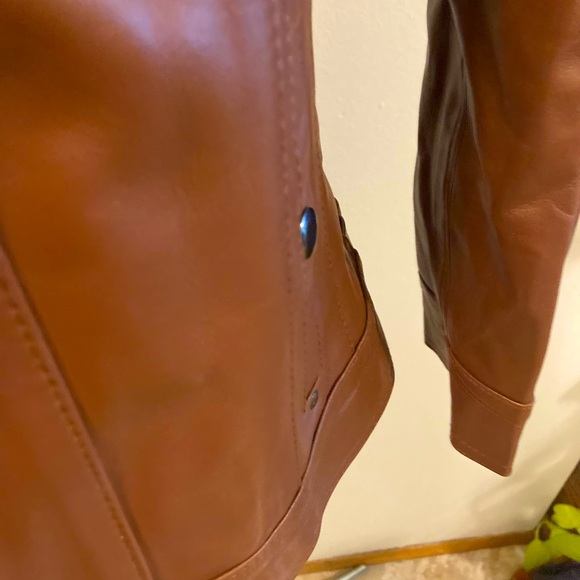Brown Leather Jacket - Picture 5 of 8